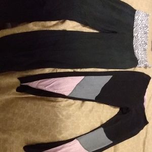 Yoga pants and leggings pair